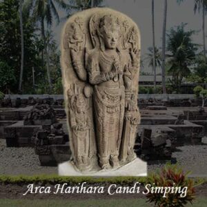 Arca Harihara di Candi Simping