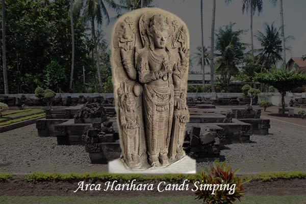 Arca Harihara di Candi Simping