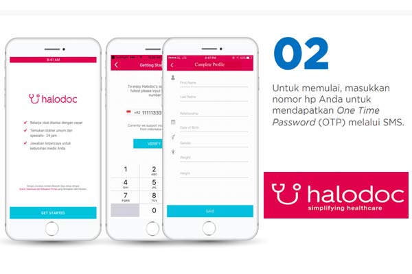 daftar aplikasi Halodoc