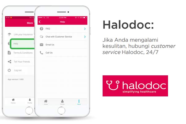 bantuan aplikasi Halodoc