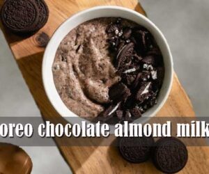 oreo chocolate almond milk