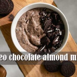 oreo chocolate almond milk