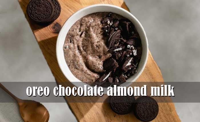 oreo chocolate almond milk