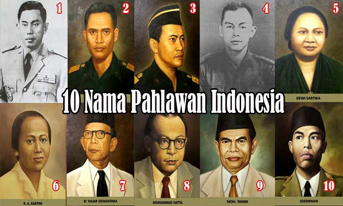 Nama Pahlawan Indonesia