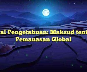 Kanal Pengetahuan: Maksud tentang Pemanasan Global