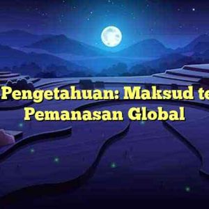 Kanal Pengetahuan: Maksud tentang Pemanasan Global