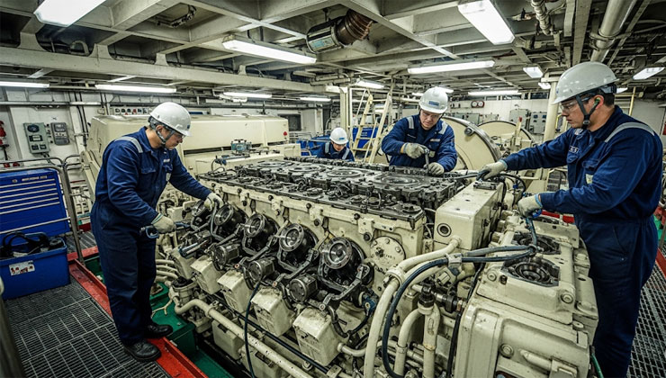menjaga perawatan armada kapal
